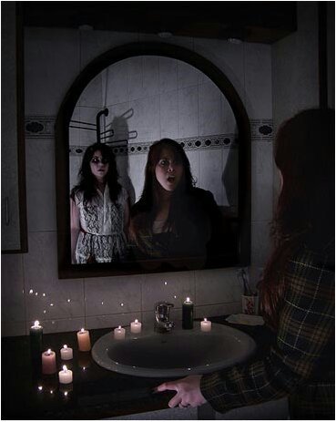 veronica en el espejo