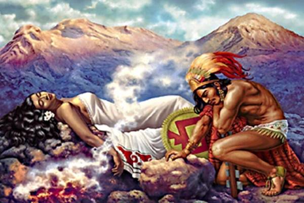leyenda de popocatepetl e iztaccihuatl